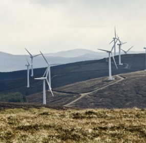 Wind turbines in Scotland