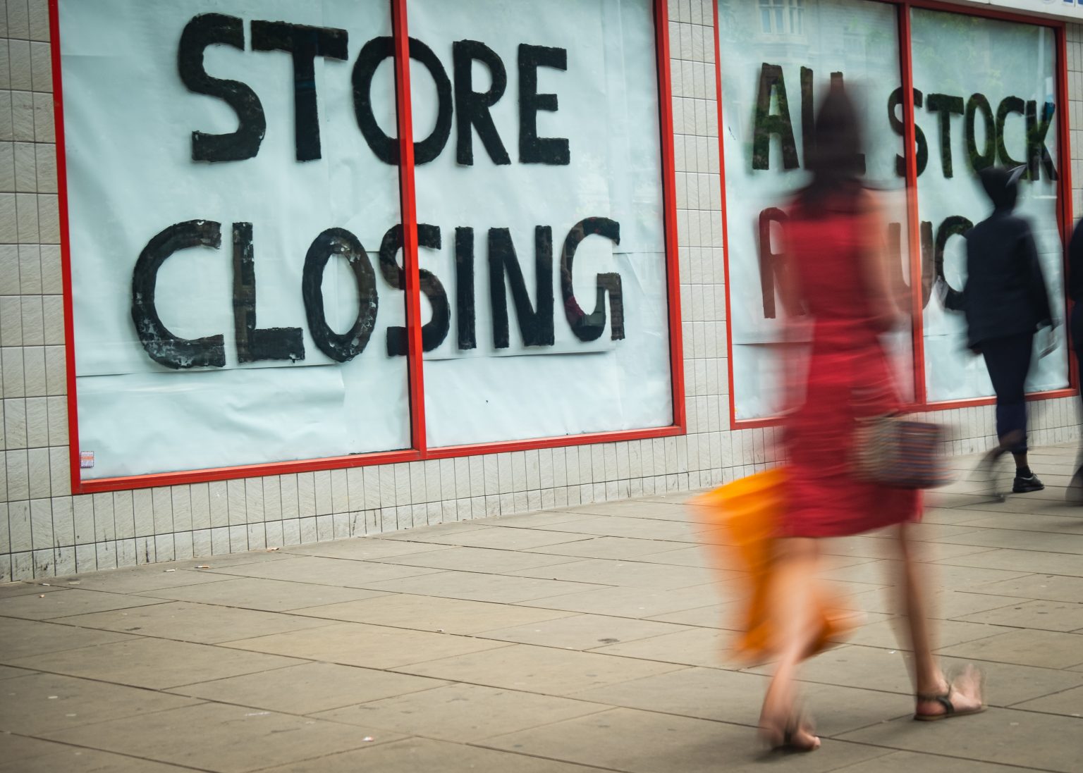 Shop closures up nearly 50% last year