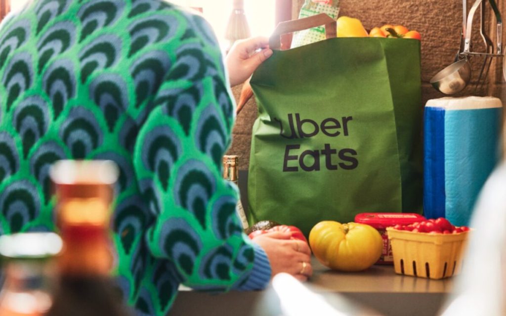 Uber Eats Transforms Grocery Shopping with In-Store Courier Services
