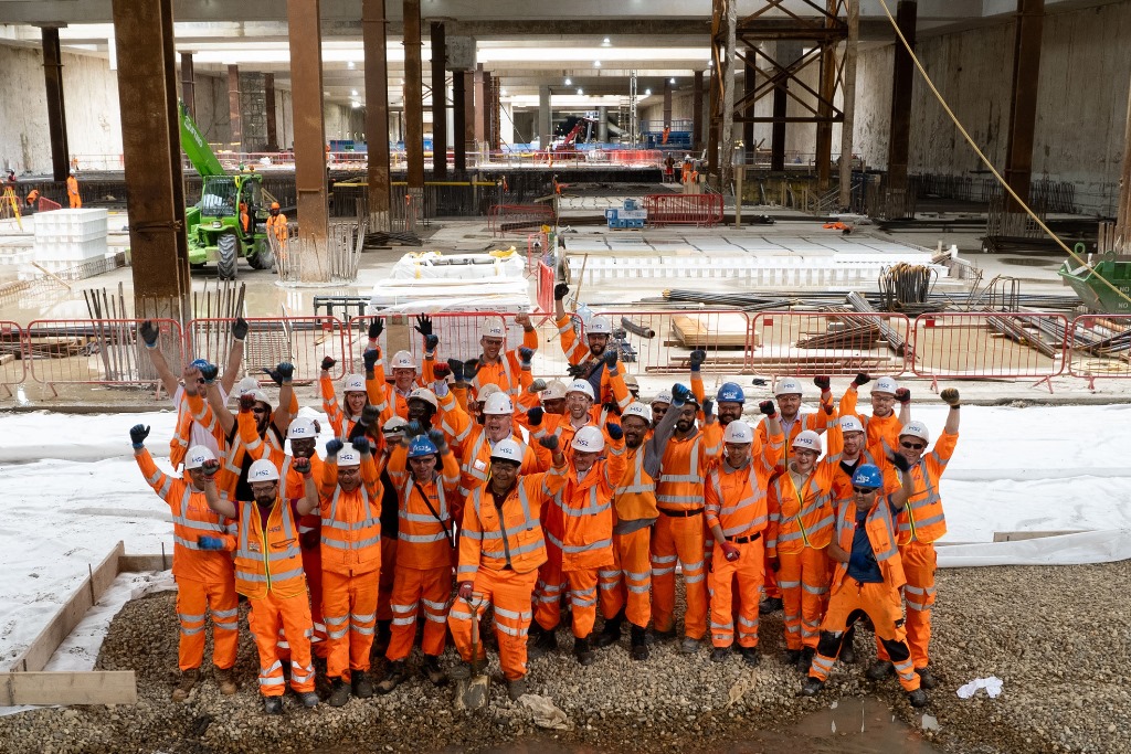 Completion of Old Oak Common Excavation Marks New Phase