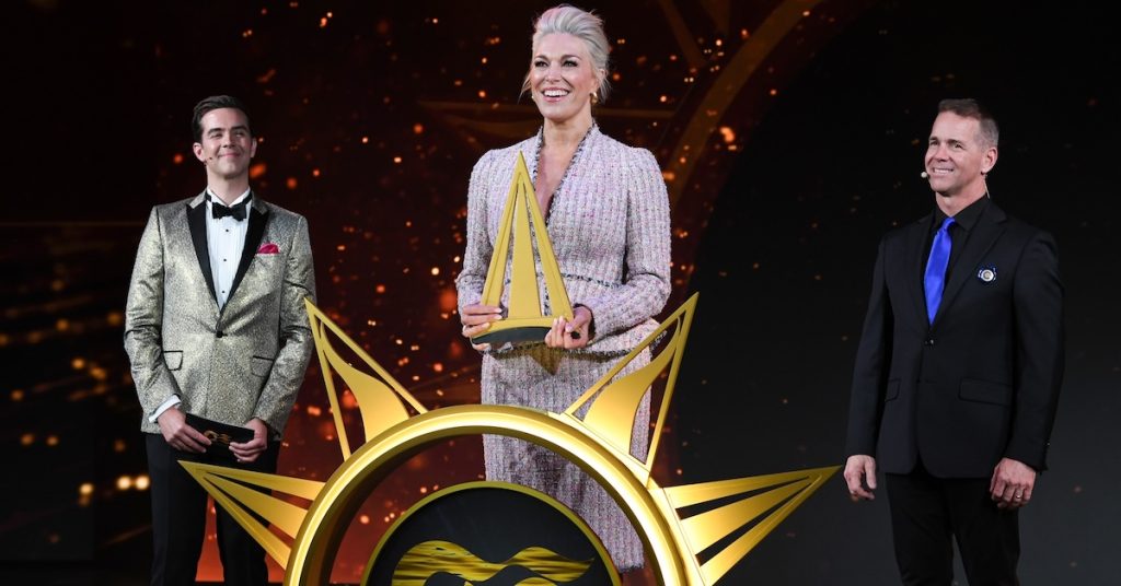 Hannah Waddingham Names New Sun Princess Ship in Barcelona