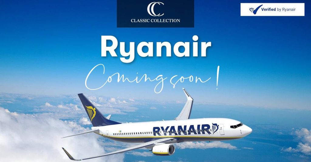 Ryanair Flights Now Part of Classic Collection Holiday Packages