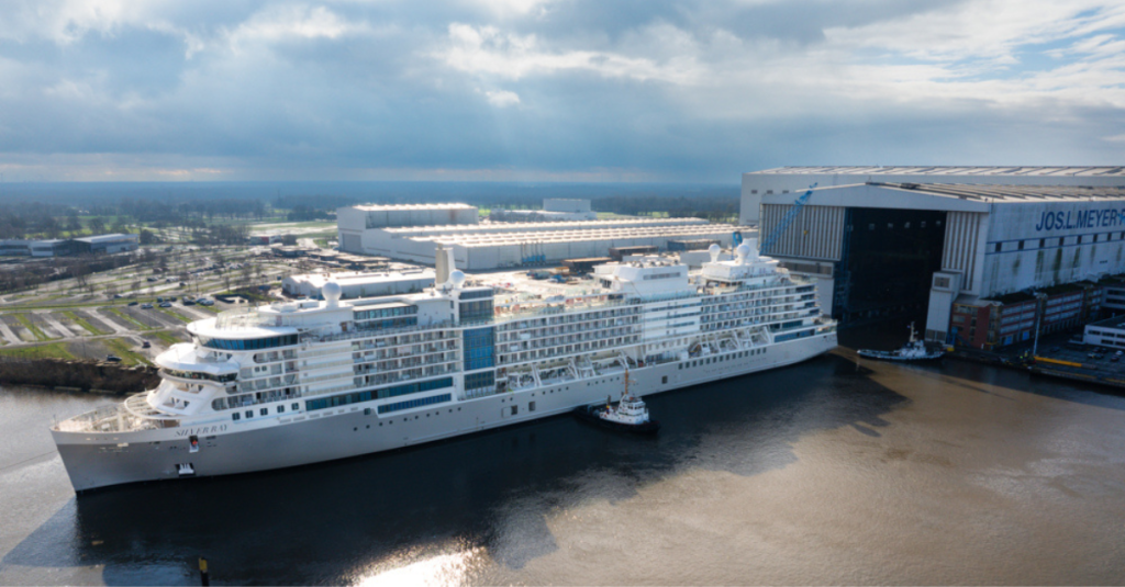 Silversea’s Silver Ray Reaches Float-Out Milestone