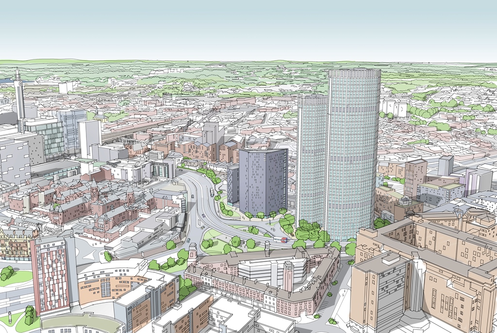Student towers proposed for Birmingham council site