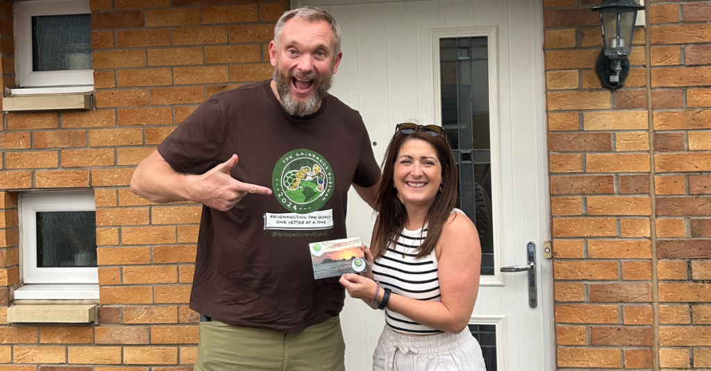 Surprise Visit from the ‘Galpagos Postman’