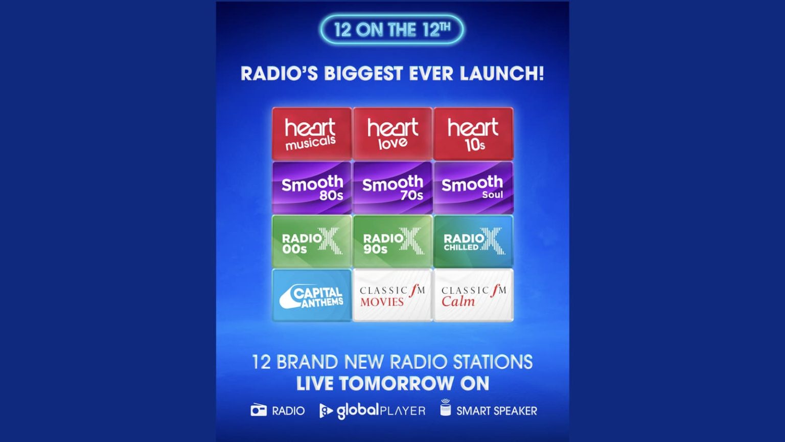 Global Unveils Unprecedented 12-Station Radio Launch