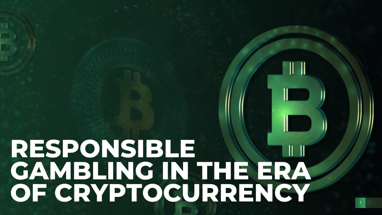 Responsible Gambling in the Era of Cryptocurrency