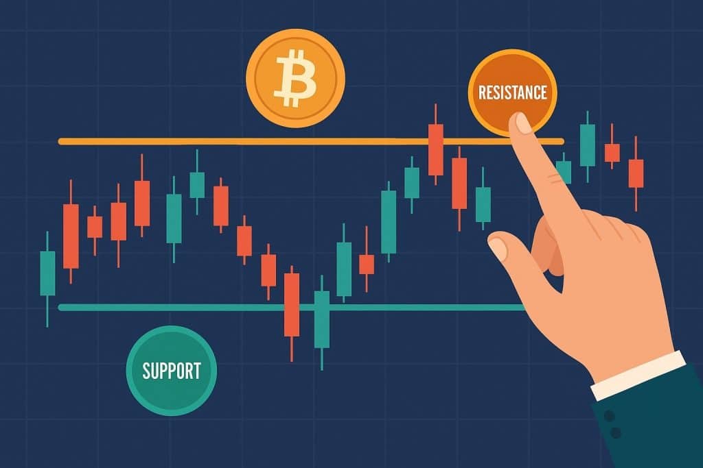 Bitcoin resistance and support levels