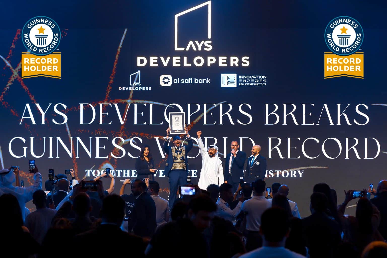 AYS Developers Sets Historic Benchmark with Guinness World Record in Dubai