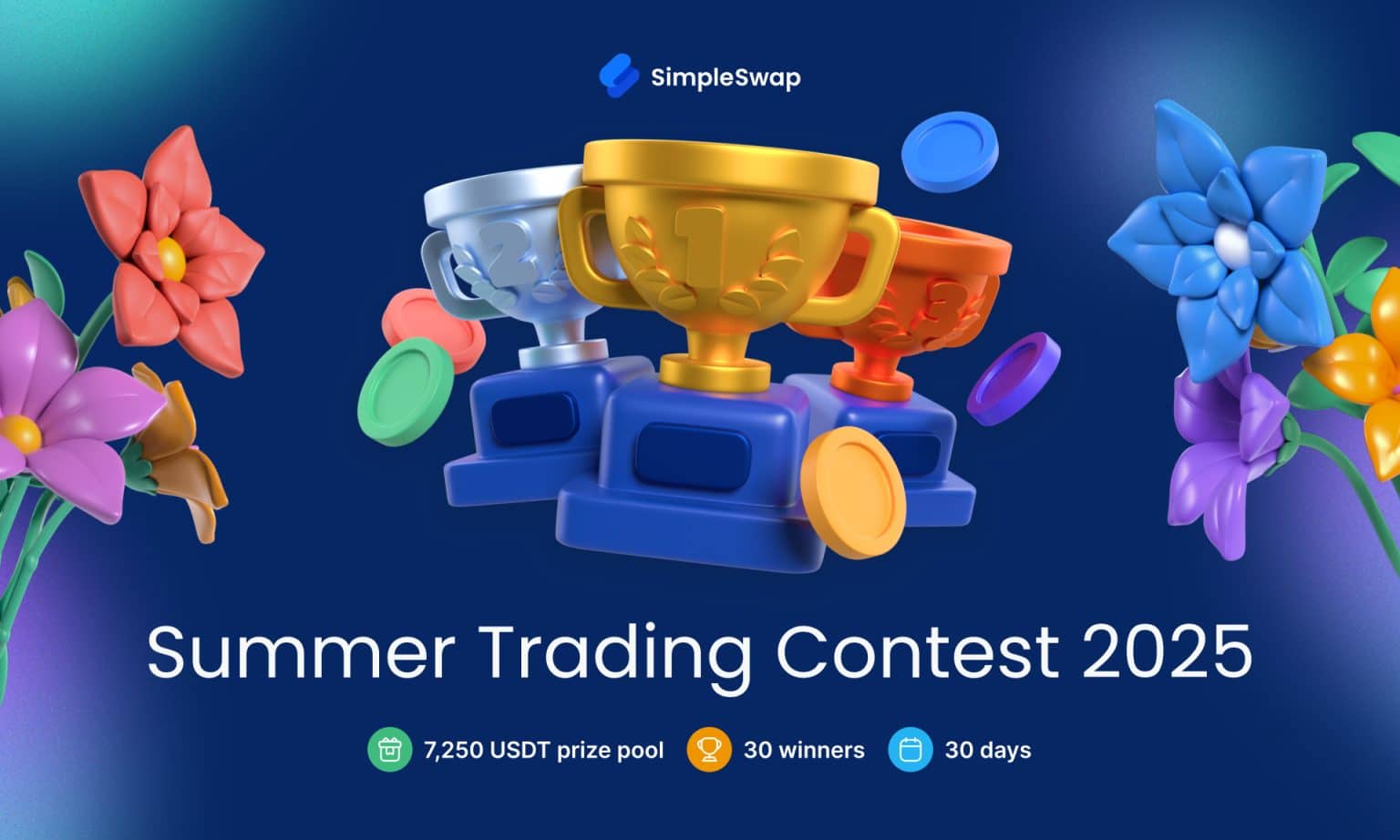 SimpleSwap Launches 2025 Summer Trading Contest with $7,250 Reward Pool