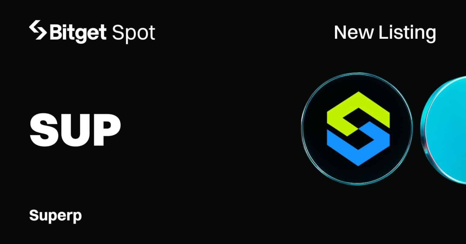 Bitget Lists Superp (SUP) for Spot Trading with 1.4M in Token Rewards