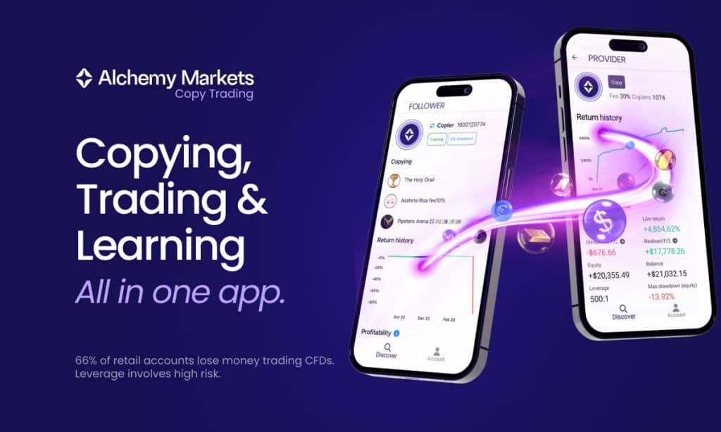 Alchemy Markets launches new Copy Trading Platform, empowering traders to trade smarter together