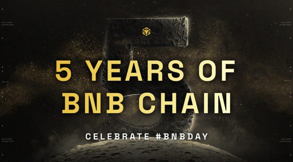 BNB Chain Marks Five Years with Record Growth and Web3 Breakthroughs