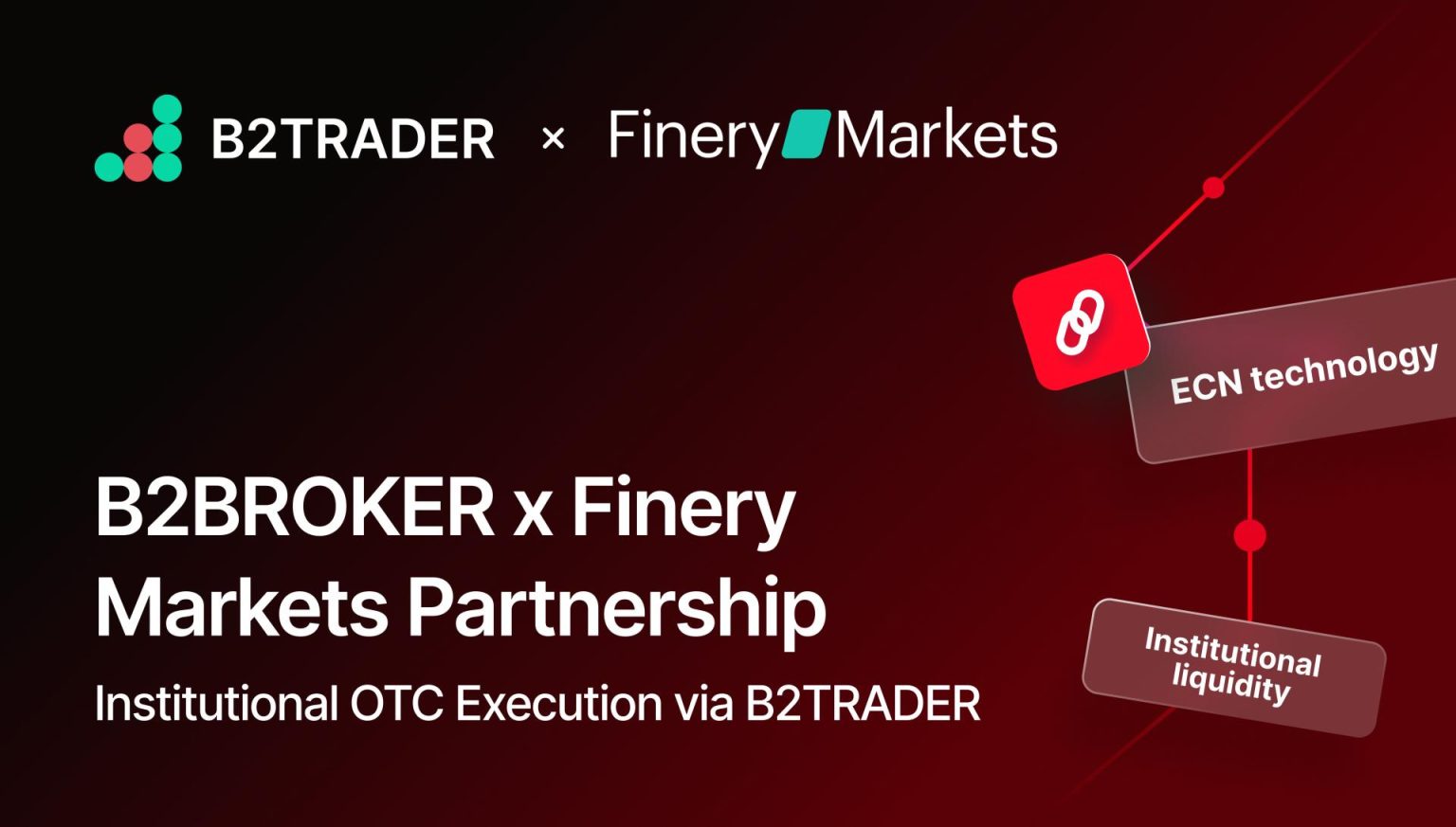 B2BROKER Taps Finery Markets to Power Institutional Crypto OTC on B2TRADER