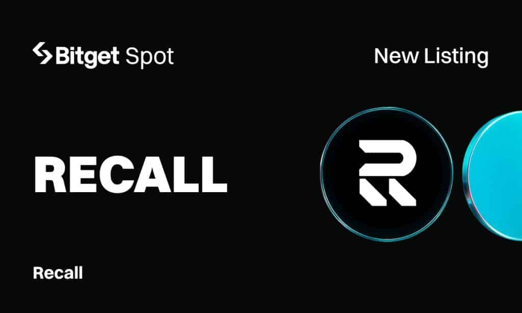 Bitget Lists Recall (RECALL) for Spot Trading with over 490K in Token Rewards