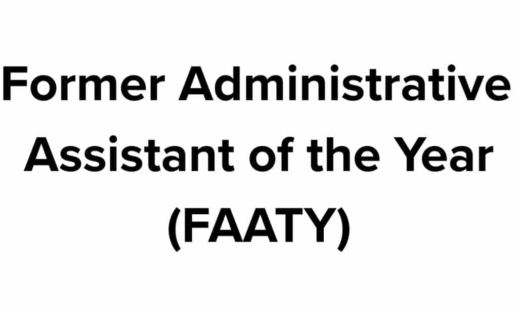 New York State Congressional Delegation Former Administrative Assistant of the Year (FAATY) Award Celebrates 20 Years