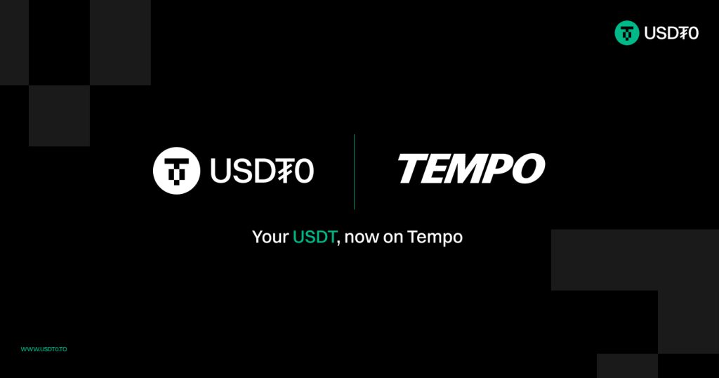 USDT0 Integrates With Tempo to Bring Omnichain USDT Liquidity to Payments-First Layer 1
