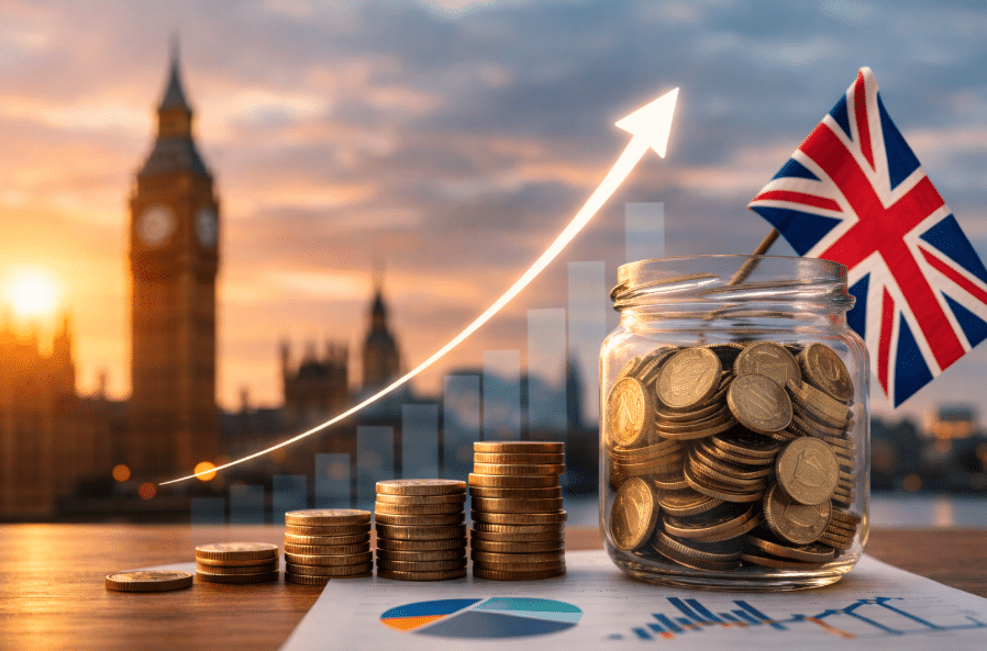 Why the UK Pension Landscape Is Shifting and What It Means for Retirement Financial growth against London's sunset backdrop