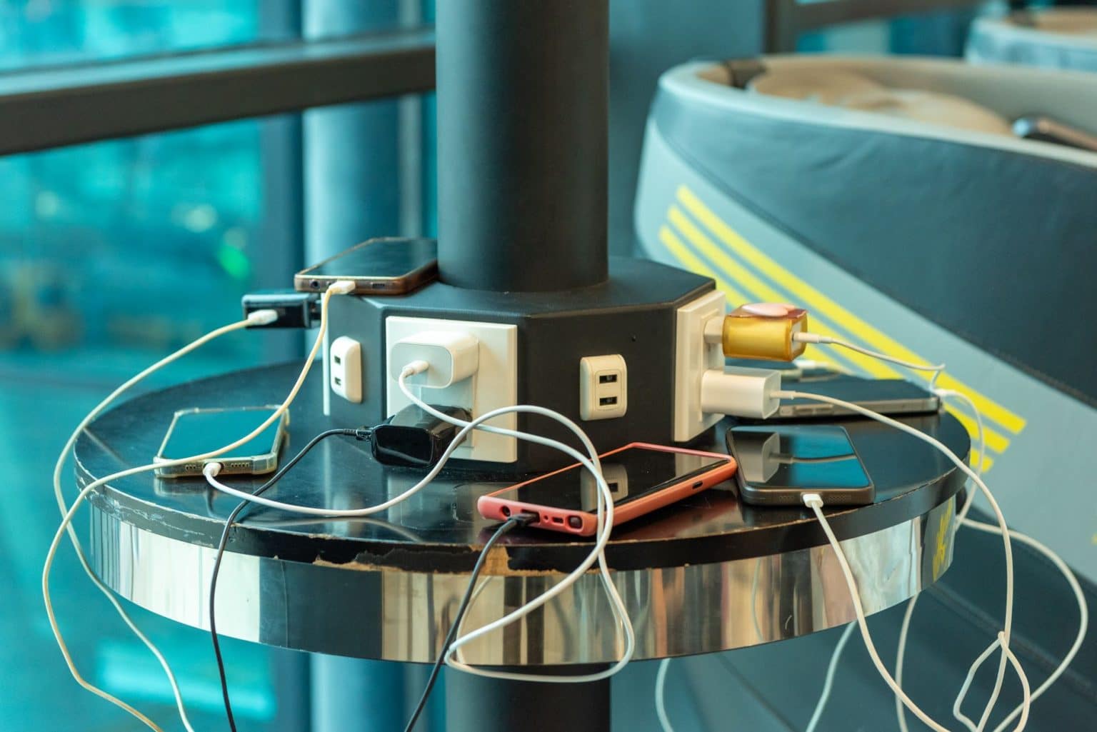 Monetising the Modern Footfall: How Venues Are Turning Free Phone Charging into Sponsorship Revenue Smartphones charging at a public charging station